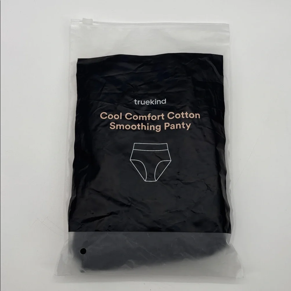 Truekind Cool Comfort Cotton Smoothing Panty Black‎ size XL 56002